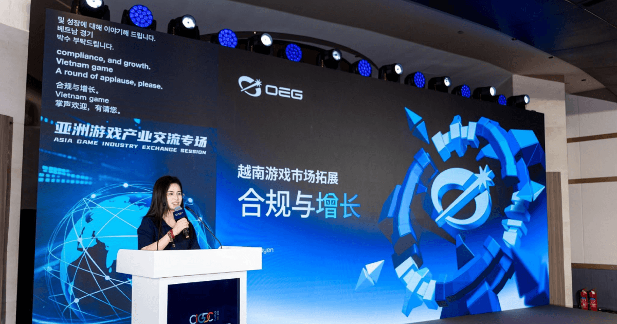 OEG tại diễn đàn CIGDC: Mở rộng cơ hội phát triển và chiến lược bản địa hóa thị trường game Việt